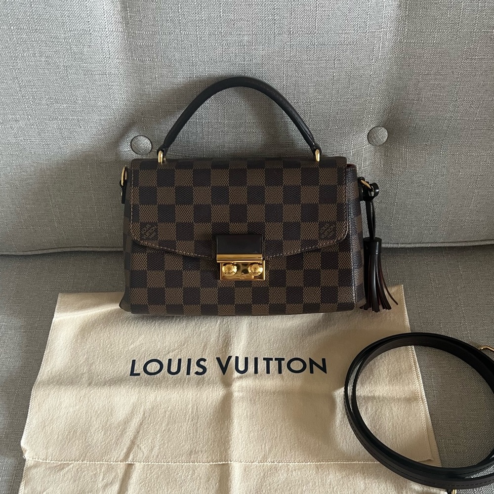 Louis Vuitton Croisette in Damier Ebene